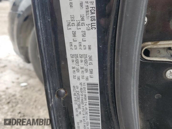 2019 Dodge Journey SE z VIN 3C4PDCBB1KT798081, wystawiony jako Copart lot #58491395 z przebiegiem 102 740 mil mil oraz Szkoda całkowita • Salvage title. Historia ofert i sprzedaży dostępna na DreamBid. Obrazek 13.