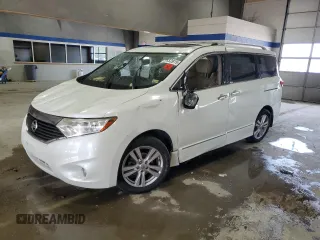 2014 Nissan Quest SL with VIN JN8AE2KP2E9106257, listed as a Copart auction lot 53432815 with 140,038 mi miles and Salvage Title. Bid and sale history available at carsss.com. Image 1.