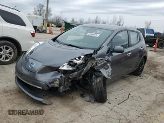 2017 Nissan LEAF SL with VIN 1N4BZ0CP0HC302587, listed as a Copart auction lot 51989025 with Not provided miles and Salvage title. Bid and sale history available at DreamBid. Image 1.