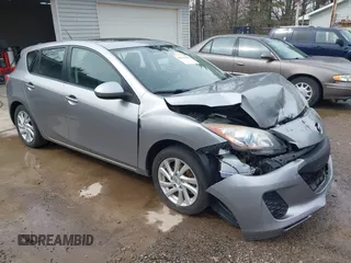 2012 Mazda Mazda3 i Touring with VIN JM1BL1L81C1588481, listed as a IAAI auction lot 41918702 with 189,344 mi miles. Bid and sale history available at carsss.com. Image 1.