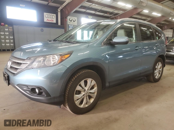 2013 Honda CR-V EX-L with VIN 5J6RM4H75DL045549, listed as a Copart auction lot 52205515 with 79,110 mi miles and Salvage Title. Bid and sale history available at carsss.com. Image 1.