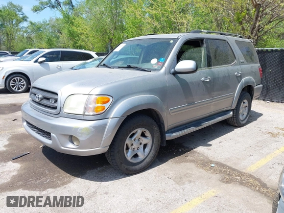 2002 Toyota Sequoia SR5 with VIN 5TDZT34A02S114681, listed as a IAAI auction lot 42102025 with 205,596 mi miles and . Bid and sale history available at carsss.com. Image 2.