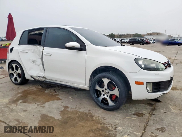 2012 Volkswagen GTI with VIN WVWHV7AJ2CW235408, listed as a Copart auction lot 54935115 with 110,475 mi miles and Salvage title. Bid and sale history available at DreamBid. Image 4.
