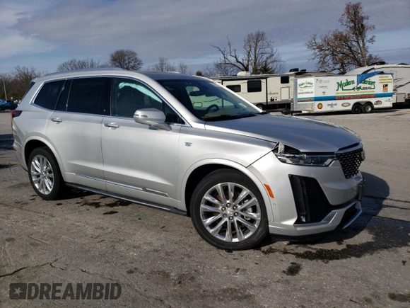 2020 Cadillac XT6 AWD Premium Luxury with VIN 1GYKPFRS0LZ118863, listed as a Copart auction lot 85101764 with 30,206 mi miles and Salvage Title. Bid and sale history available at carsss.com. Image 4.
