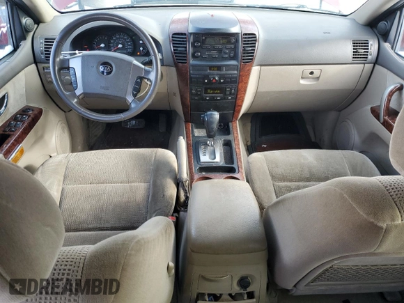 2004 Kia Sorento LX with VIN KNDJC733345262341, listed as a Copart auction lot 89216065 with 143,544 mi miles and Clean Title. Bid and sale history available at carsss.com. Image 8.