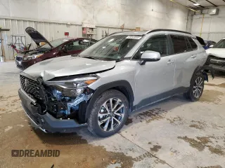 2024 Toyota Corolla Cross XLE with VIN 7MUDAABG9RV084737, listed as a Copart auction lot 49043055 with 5,650 mi miles and Salvage title. Bid and sale history available at DreamBid. Image 1.