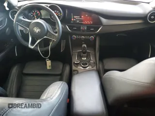 2019 Alfa Romeo Giulia Ti Sport with VIN ZARFANBN2K7622452, listed as a Copart auction lot 81540384 with 58,193 mi miles and Non Repairable. Bid and sale history available at carsss.com. Image 8.