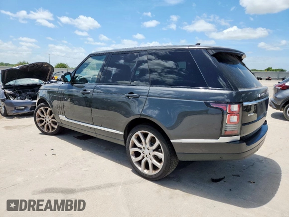 2016 Land Rover Range Rover Supercharged with VIN SALGS2EF5GA277421, listed as a Copart auction lot 62776115 with 93,201 mi miles and Salvage title. Bid and sale history available at DreamBid. Image 2.