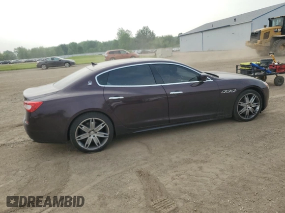 2015 Maserati Quattroporte S Q4 z VIN ZAM56RRA5F1144548, wystawiony jako Copart lot #59844425 z przebiegiem 70 370 mil mil oraz Czysty tytuł • Clean title. Historia ofert i sprzedaży dostępna na DreamBid. Obrazek 3.
