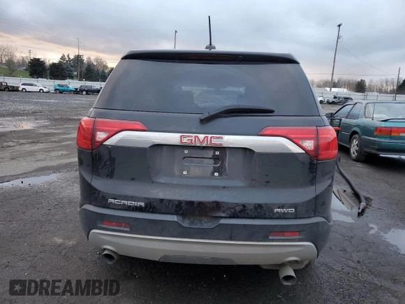 2018 GMC Acadia SLE with VIN 1GKKNRLS1JZ132729, listed as a Copart auction lot 41535565 with Not provided miles and Salvage title. Bid and sale history available at DreamBid. Image 6.