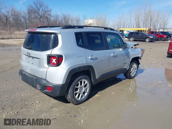 2019 Jeep Renegade Altitude with VIN ZACNJBBB9KPK32023, listed as a IAAI auction lot 41755279 with 84,101 mi miles and . Bid and sale history available at DreamBid. Image 4.