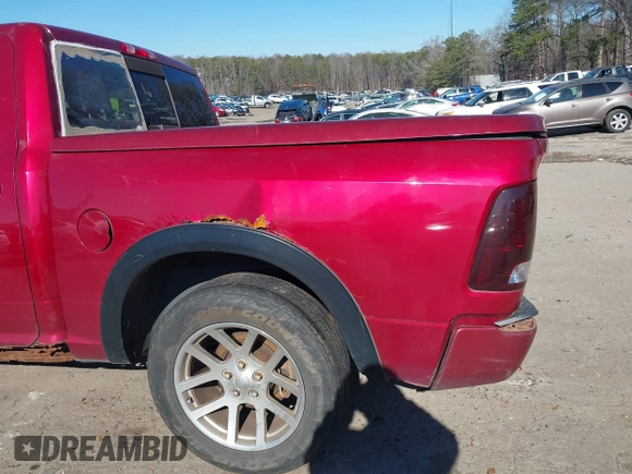 2011 Ram 1500 Big Horn with VIN 1D7RV1CT0BS623605, listed as a IAAI auction lot 41278351 with 198,313 mi miles and . Bid and sale history available at DreamBid. Image 6.
