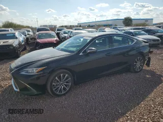 2020 Lexus ES with VIN 58ADZ1B19LU062582, listed as a Copart auction lot 88974385 with 61,840 mi miles and Salvage Title. Bid and sale history available at carsss.com. Image 1.