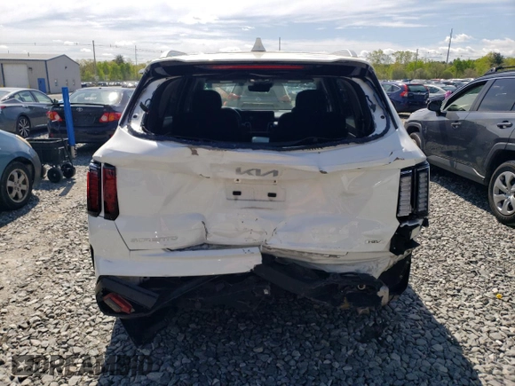 2023 Kia Sorento EX with VIN KNDRHDLG7P5167517, listed as a Copart auction lot 55972875 with 25,875 mi miles and Salvage title. Bid and sale history available at DreamBid. Image 6.