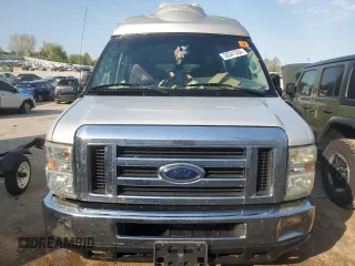 2008 Ford Econoline Passenger XL with VIN 1FBNE31L48DA30502, listed as a Copart auction lot 50341364 with Not Provided miles and Salvage Title. Bid and sale history available at carsss.com. Image 5.