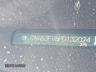 2023 Toyota RAV4 SE with VIN JTMAB3FV6PD132024, listed as a IAAI auction lot 41690601 with 12,694 mi miles and . Bid and sale history available at DreamBid. Image 9.