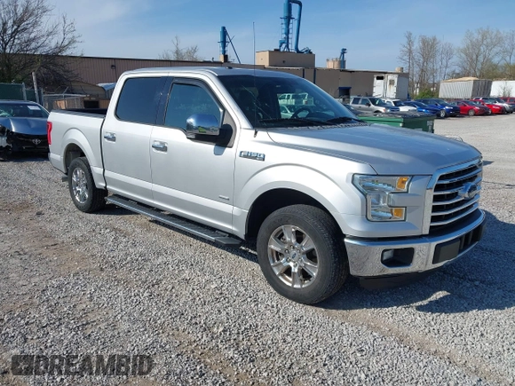 2015 Ford F-150 XL with VIN 1FTEW1CP8FFC60476, listed as a IAAI auction lot 41872172 with 133,096 mi miles. Bid and sale history available at carsss.com. Image 1.