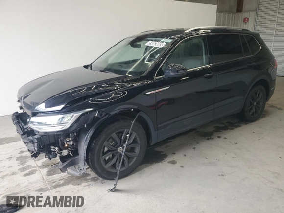 2024 Volkswagen Tiguan SE with VIN 3VV3B7AX8RM129627, listed as a Copart auction lot 59883085 with 16,944 mi miles and Salvage title. Bid and sale history available at DreamBid. Image 1.