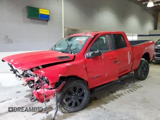 2024 Ram 2500 Big Horn with VIN 3C6UR5DJ6RG397057, listed as a Copart auction lot 53241825 with 5,186 mi miles and Salvage Title. Bid and sale history available at carsss.com. Image 1.