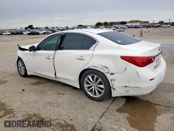 2014 Infiniti Q50 Sport z VIN JN1BV7AP2EM680968, wystawiony jako Copart lot #60352915 z przebiegiem 136 627 mil mil oraz Czysty tytuł • Clean title. Historia ofert i sprzedaży dostępna na DreamBid. Obrazek 2.