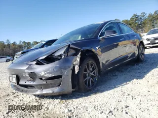 2019 Tesla Model 3 Mid Range with VIN 5YJ3E1EA1KF435295, listed as a Copart auction lot 49552685 with 56,366 mi miles and Salvage Title. Bid and sale history available at DreamBid. Image 1.