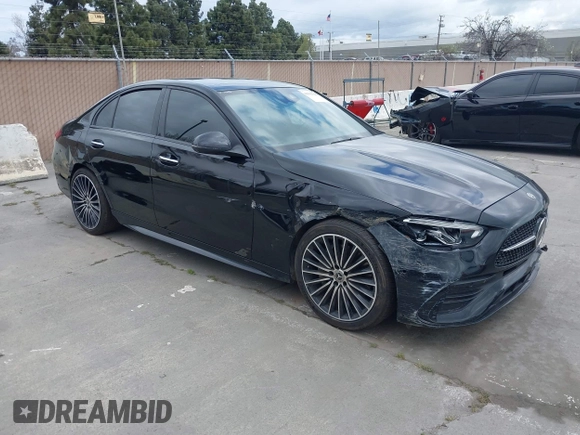 2022 Mercedes-Benz C 300 with VIN W1KAF4GBXNR037485, listed as a IAAI auction lot 41901915 with 36,504 mi miles and . Bid and sale history available at DreamBid. Image 17.
