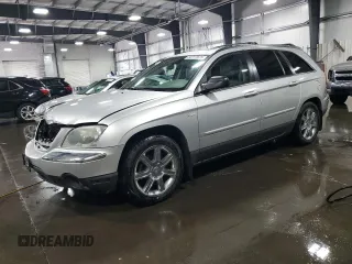 2005 Chrysler Pacifica Touring with VIN 2C4GM68425R368366, listed as a Copart auction lot 54777675 with 122,521 mi miles and Salvage Title. Bid and sale history available at DreamBid. Image 1.