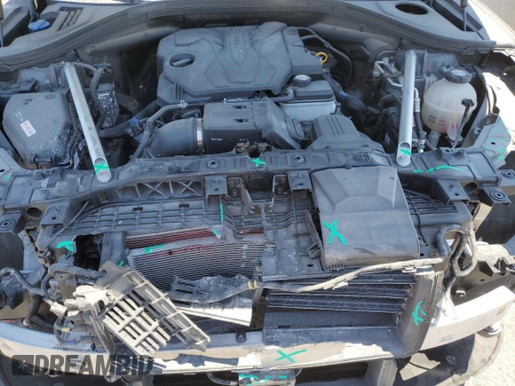 2023 Genesis GV70 2.5T with VIN KMUMADTB6PU096459, listed as a Copart auction lot 60824135 with 29,743 mi miles and Salvage title. Bid and sale history available at DreamBid. Image 12.