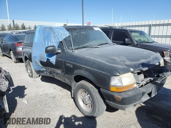 1999 Ford Ranger XL with VIN 1FTYR10V3XPA39175, listed as a Copart auction lot 49189705 with 208,199 mi miles and Non Repairable. Bid and sale history available at carsss.com. Image 4.