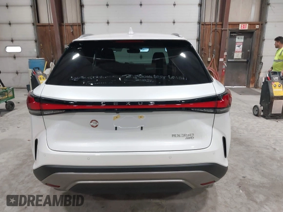 2025 Lexus RX 350 with VIN 2T2BAMCA3SC092209, listed as a IAAI auction lot 41886645 with 259 mi miles and . Bid and sale history available at DreamBid. Image 16.