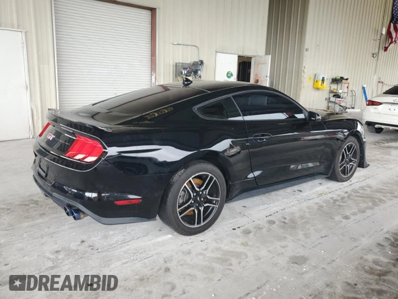 2021 Ford Mustang GT with VIN 1FA6P8CF2M5128419, listed as a Copart auction lot 59384365 with 46,266 mi miles and Non repairable. Bid and sale history available at DreamBid. Image 3.