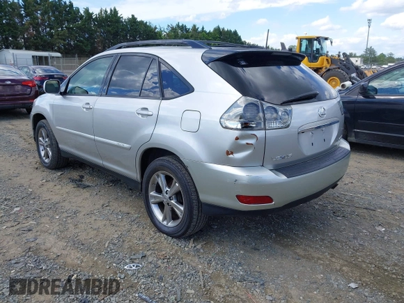 2007 Lexus RX 400h with VIN JTJGW31U672001021, listed as a IAAI auction lot 42209431 with 245,653 mi miles and . Bid and sale history available at DreamBid. Image 3.
