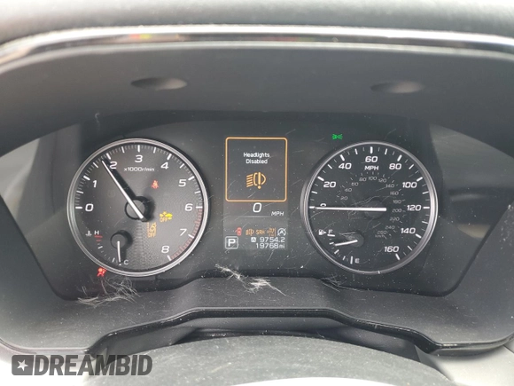 2025 Subaru Legacy Premium с VIN 4S3BWAD6XS3004442, выставлен на аукционе Copart как лот 60641045 с пробегом 19 768 миль миль и Списание • Salvage title. История ставок и продаж доступна на DreamBid. Изображение 9.