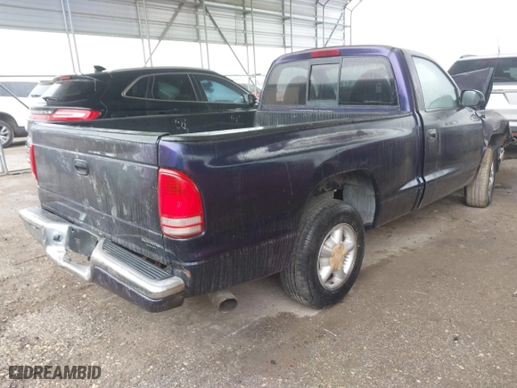 1998 Dodge Dakota "S" with VIN 1B7FL26Y3WS559713, listed as a IAAI auction lot 41055029 with 203,300 mi miles. Bid and sale history available at carsss.com. Image 4.