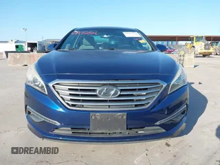 2015 Hyundai Sonata 2.4L SE with VIN 5NPE24AFXFH237794, listed as a IAAI auction lot 41997254 with 89,547 mi miles. Bid and sale history available at carsss.com. Image 12.