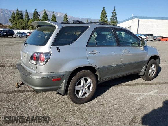 2002 Lexus RX 300 with VIN JTJGF10U320124642, listed as a Copart auction lot 84266434 with 184,985 mi miles and Salvage Title. Bid and sale history available at DreamBid. Image 3.