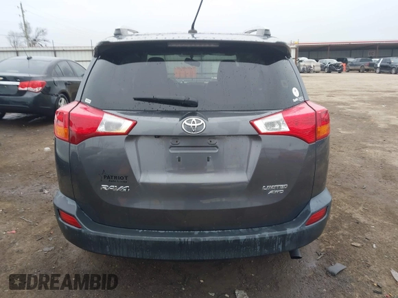 2014 Toyota RAV4 Limited with VIN 2T3DFREV2EW154348, listed as a IAAI auction lot 41533941 with 185,469 mi miles. Bid and sale history available at carsss.com. Image 16.