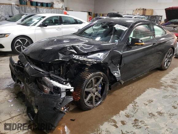 2020 BMW M4 with VIN WBS4Y9C08LFH43741, listed as a Copart auction lot 42512254 with 6,107 mi miles. Bid and sale history available at carsss.com. Image 1.