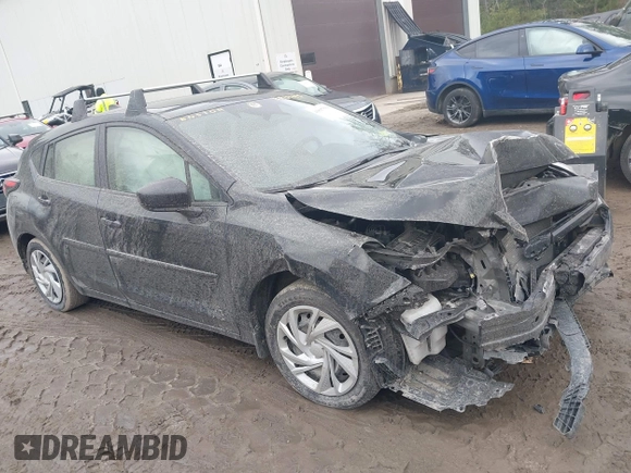 2024 Subaru Impreza with VIN JF1GUABC9R8322785, listed as a IAAI auction lot 41897539 with 24,256 mi miles and . Bid and sale history available at DreamBid. Image 1.