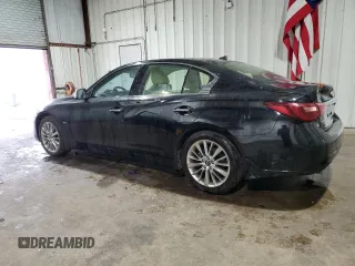 2019 Infiniti Q50 Luxe with VIN JN1EV7AR6KM556566, listed as a Copart auction lot 50066695 with 64,801 mi miles and Clean Title. Bid and sale history available at carsss.com. Image 2.