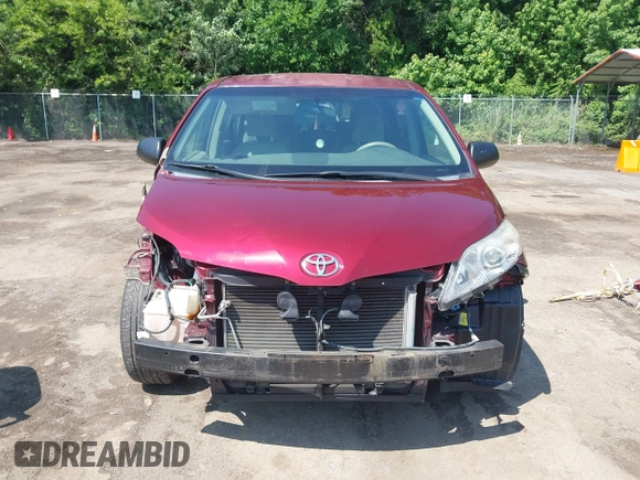 2012 Toyota Sienna with VIN 5TDZK3DC2CS193258, listed as a IAAI auction lot 42550843 with 158,761 mi miles and . Bid and sale history available at DreamBid. Image 13.