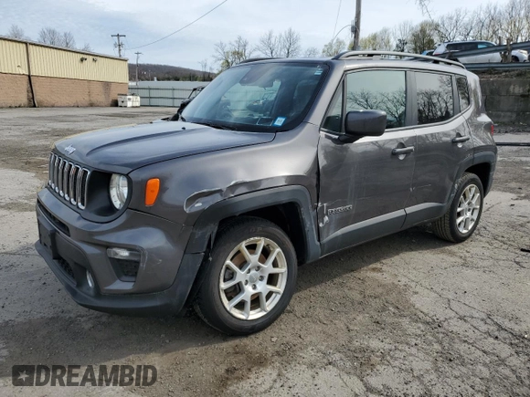 2021 Jeep Renegade Latitude z VIN ZACNJDBB8MPM31997, wystawiony jako Copart lot #53533295 z przebiegiem 94 274 mil mil oraz Szkoda całkowita • Salvage title. Historia ofert i sprzedaży dostępna na DreamBid. Obrazek 1.