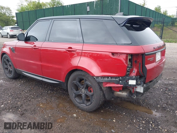 2019 Land Rover Range Rover Sport HSE with VIN SALWR2RV8KA816535, listed as a IAAI auction lot 42187459 with 85,211 mi miles and . Bid and sale history available at DreamBid. Image 3.