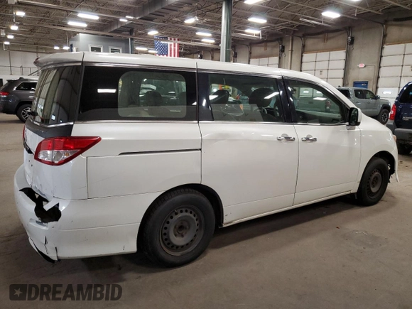 2013 Nissan Quest LE with VIN JN8AE2KP3D9071176, listed as a Copart auction lot 52512385 with 0 mi miles and Clean Title. Bid and sale history available at carsss.com. Image 3.