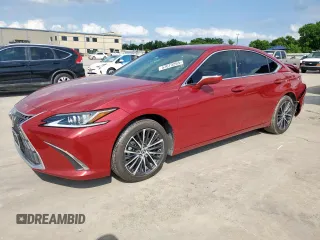 2023 Lexus ES 300h with VIN 58ADA1C10PU026792, listed as a Copart auction lot 57673255 with 44,255 mi miles and Salvage title. Bid and sale history available at DreamBid. Image 1.