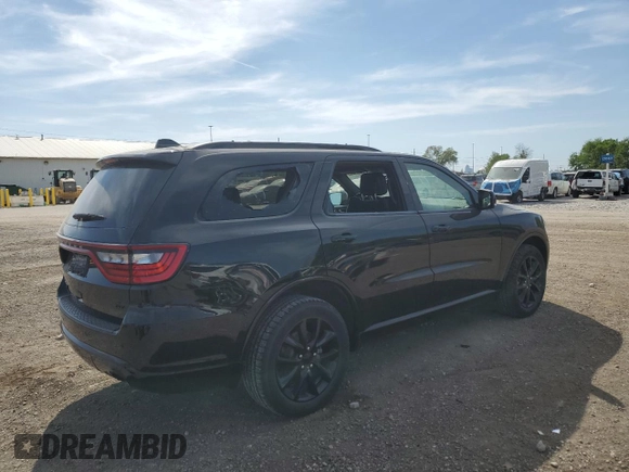 2018 Dodge Durango GT with VIN 1C4RDJDG4JC359697, listed as a Copart auction lot 55805885 with 96,080 mi miles and Salvage title. Bid and sale history available at DreamBid. Image 3.