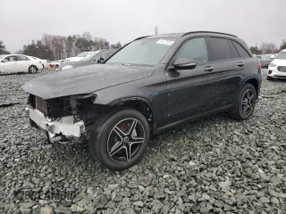2020 Mercedes-Benz GLC 300 with VIN W1N0G8DBXLF817086, listed as a Copart auction lot 84672224 with 46,161 mi miles and Salvage title. Bid and sale history available at DreamBid. Image 1.