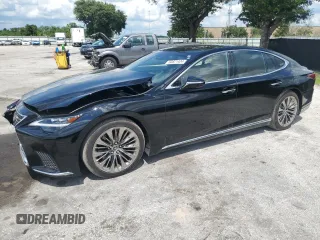 2023 Lexus LS with VIN JTHD51FF7P5018625, listed as a Copart auction lot 60821404 with 10,775 mi miles and Salvage Title. Bid and sale history available at carsss.com. Image 1.