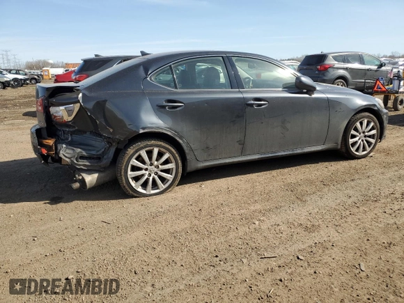 2008 Lexus IS 250 with VIN JTHCK262182026908, listed as a Copart auction lot 51359625 with 90,764 mi miles and Salvage Title. Bid and sale history available at carsss.com. Image 3.