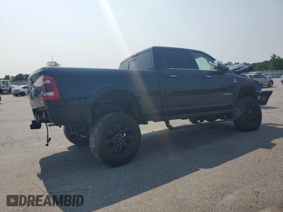 2021 Ram 2500 Laramie with VIN 3C6UR5FL0MG682196, listed as a Copart auction lot 58746085 with 69,903 mi miles and Salvage title. Bid and sale history available at DreamBid. Image 3.